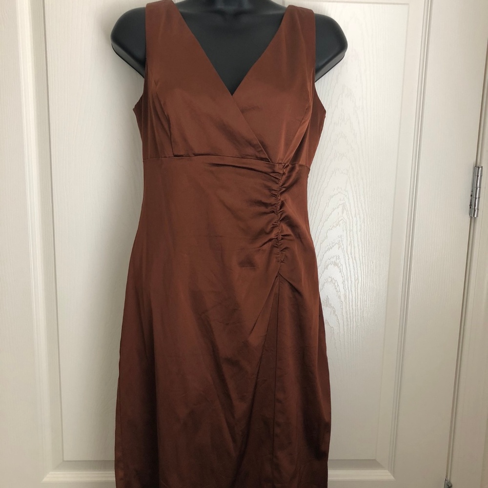 Donna Ricco New York - Chocolate Satin Dress